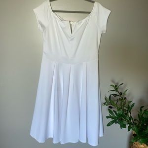LaLagen NWT Pleated Fit & Flare Dress